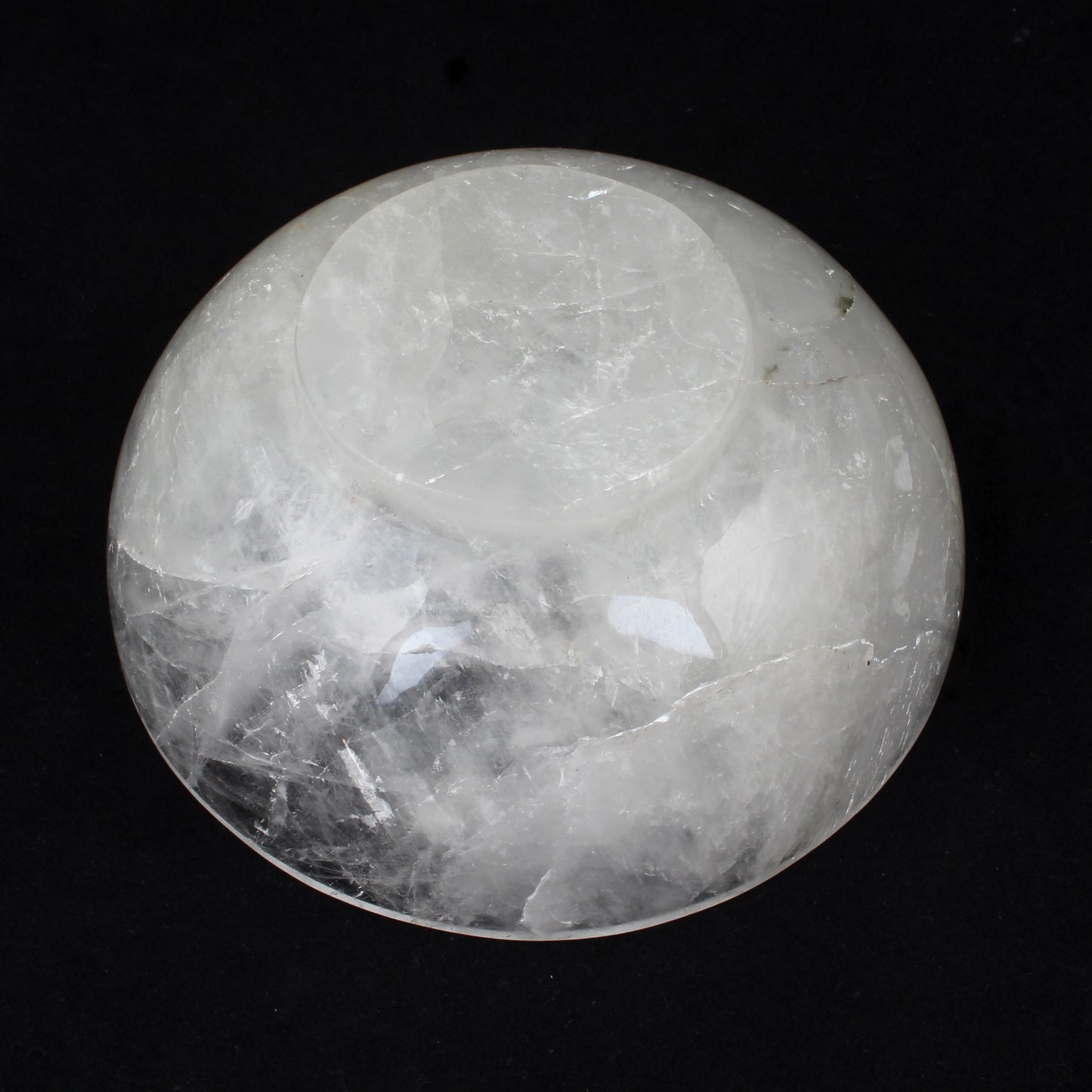 Natural Crystal Quartz Bowl Clear Quartz Hand Carved Gemstone Tray Dish Metaphysical Healing Handmade Reiki Healing Gift Bowl