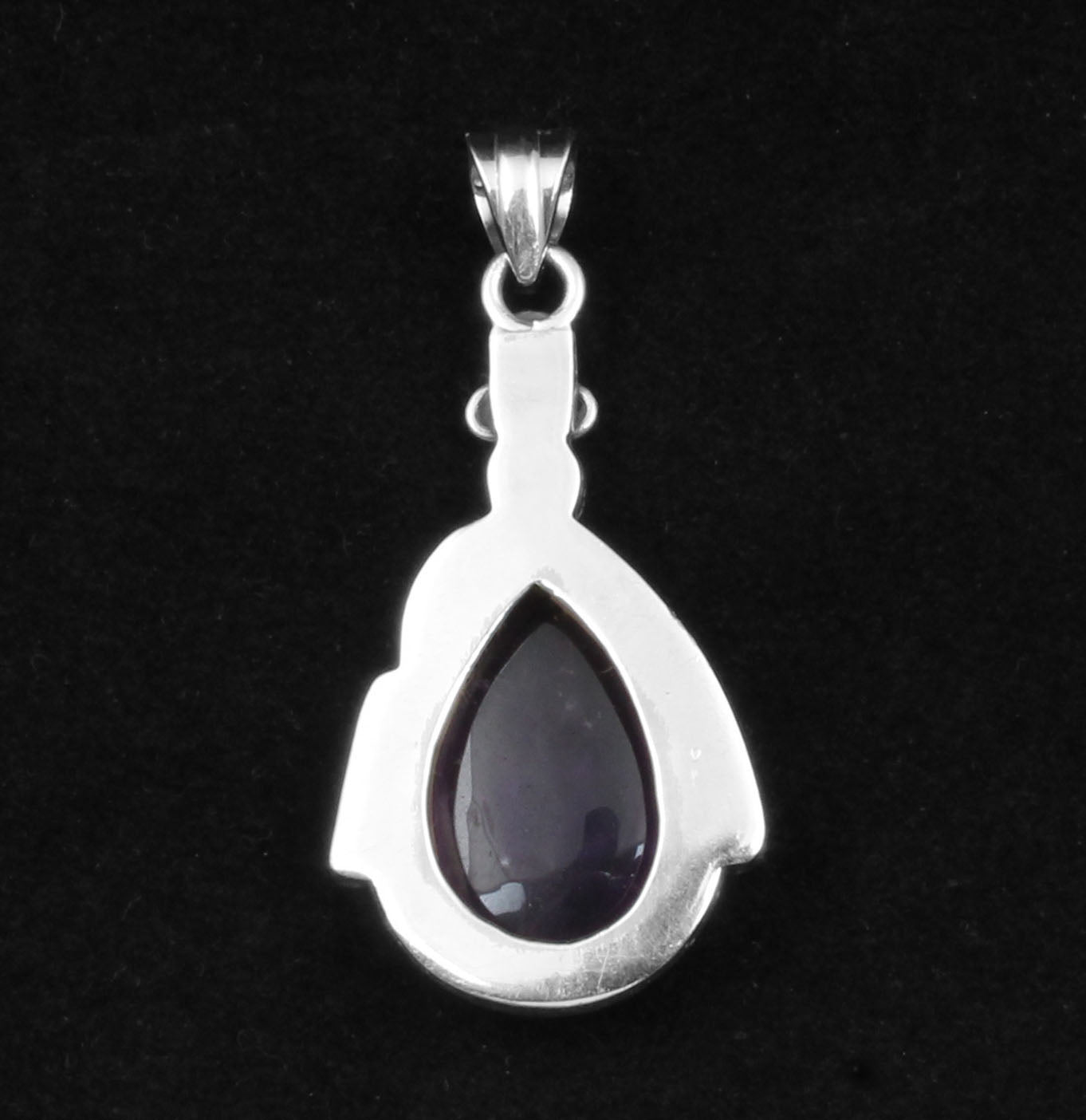 Twisted Wire Detailing Boho Amethyst Pendant 925 Sterling Silver Handmade Natural February Birthstone Pendant