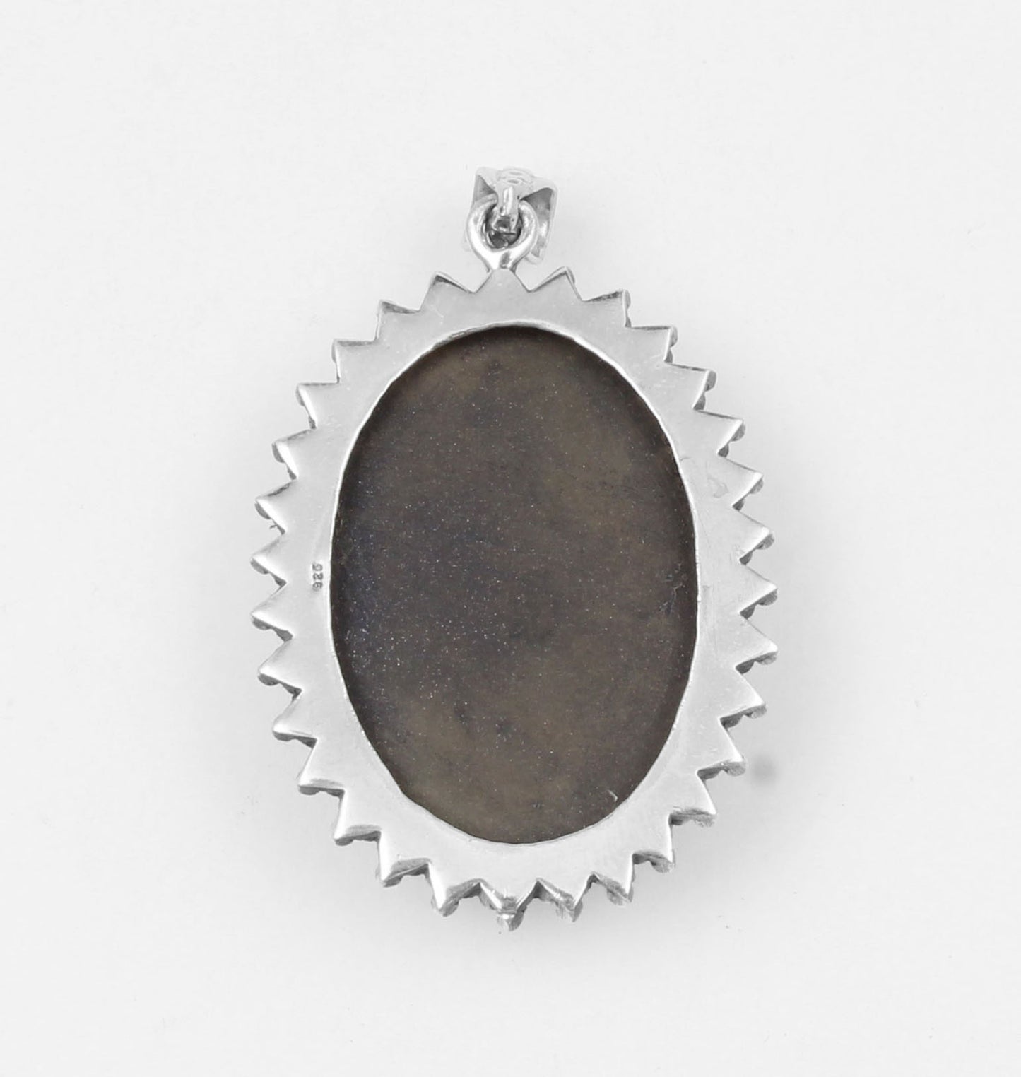 Boho Sandstone Pendant Handmade 925 Sterling Silver Sandstone Pendant Sparkling Gemstone Pendant