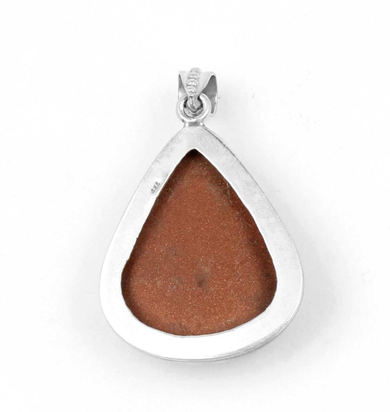 Twisted Wire Sandstone Pendant Handmade 925 Sterling Silver Loose Sunstone Pendant Bohemian Jewelry