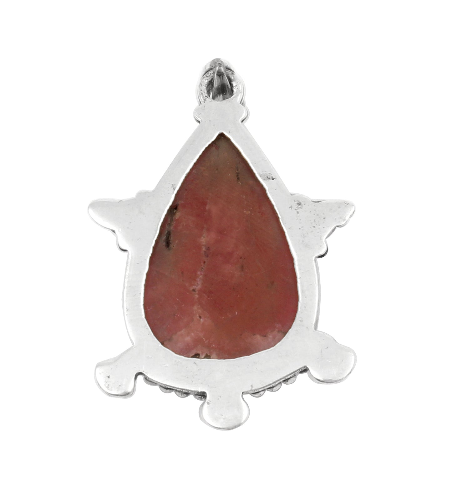 Boho Rhodochrosite Pendant Unique Artisan 925 Sterling Silver Natural Gemstone Pendant Handmade Lovely Pendant