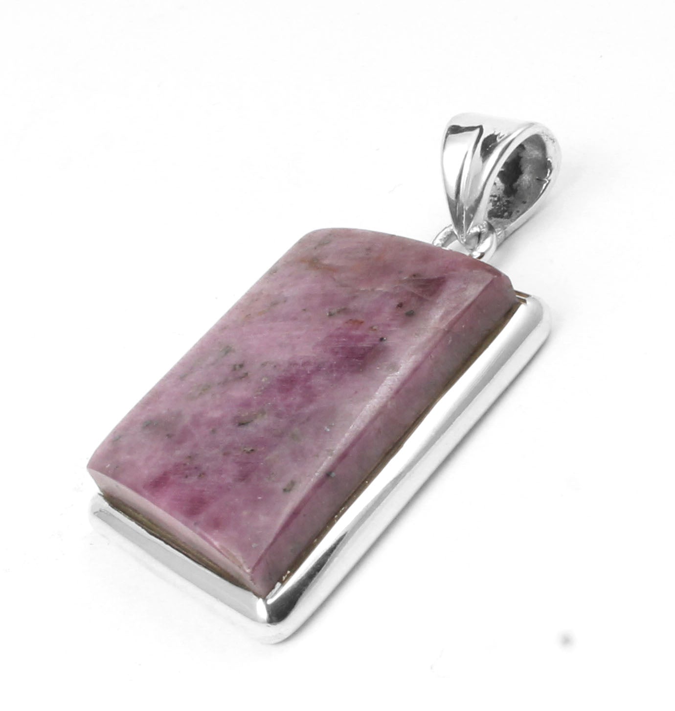 Ruby Gemstone Pendant 925 Sterling Silver Gemstone Pendant Handmade Lovely Pendant Gift For Her