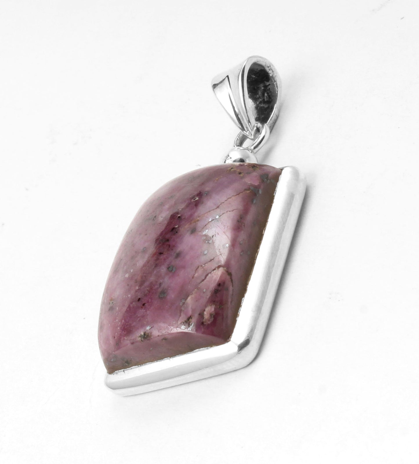 Natural Ruby Gemstone Pendant 925 Sterling Silver Handmade Jewelry Stylish Pendant Anniversary Gift Women Jewelry
