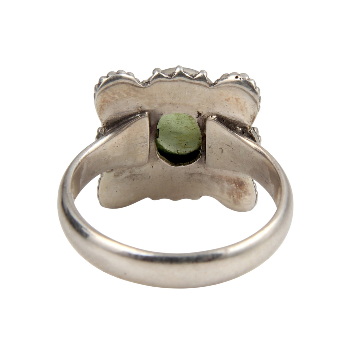 Bohemian Peridot Ring 925 Sterling Silver Handmade Natural Gemstone Ring
