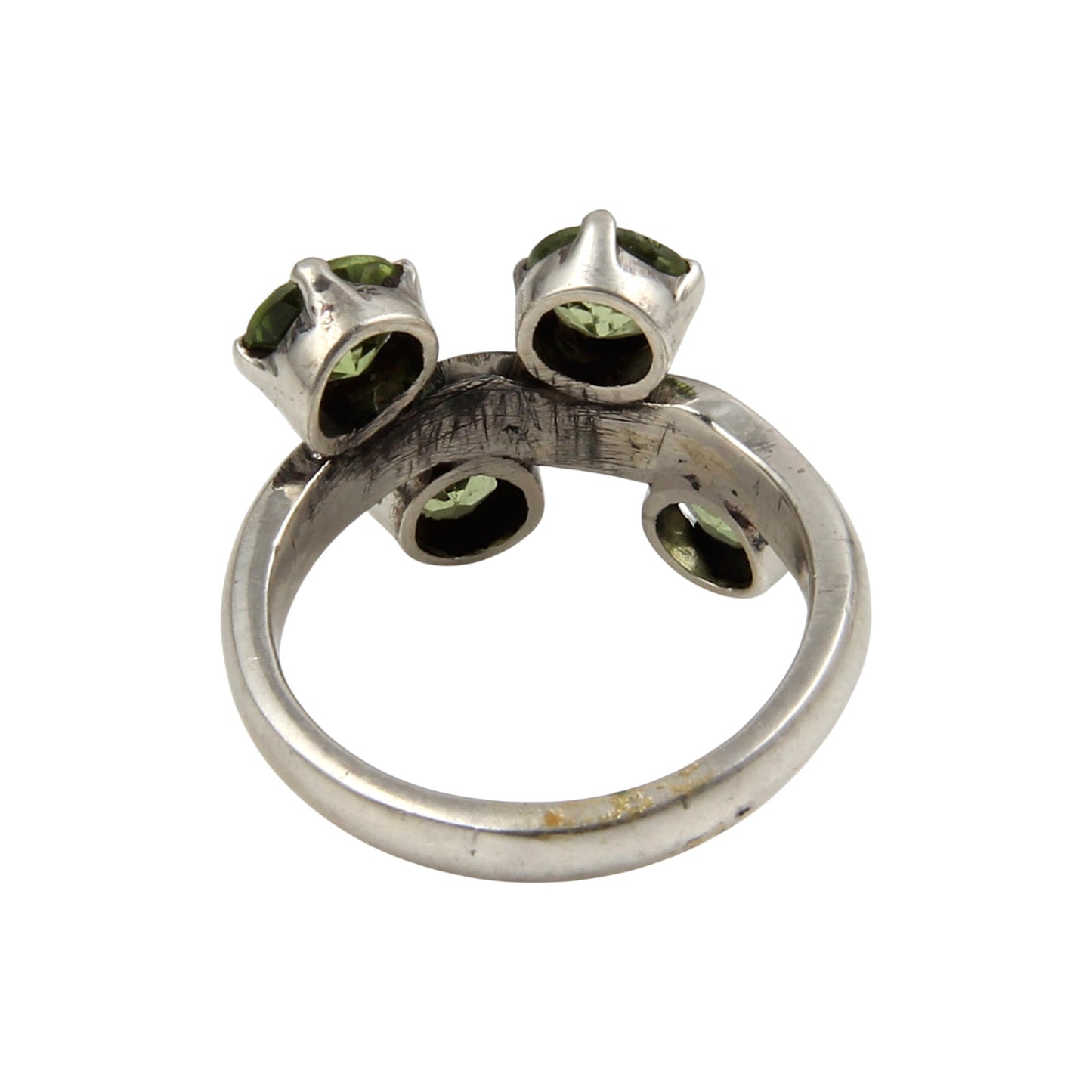 Peridot Ring 925 Sterling Silver Handmade Prong Setting Gemstone Ring August Birthstone Jewelry Rings For Women