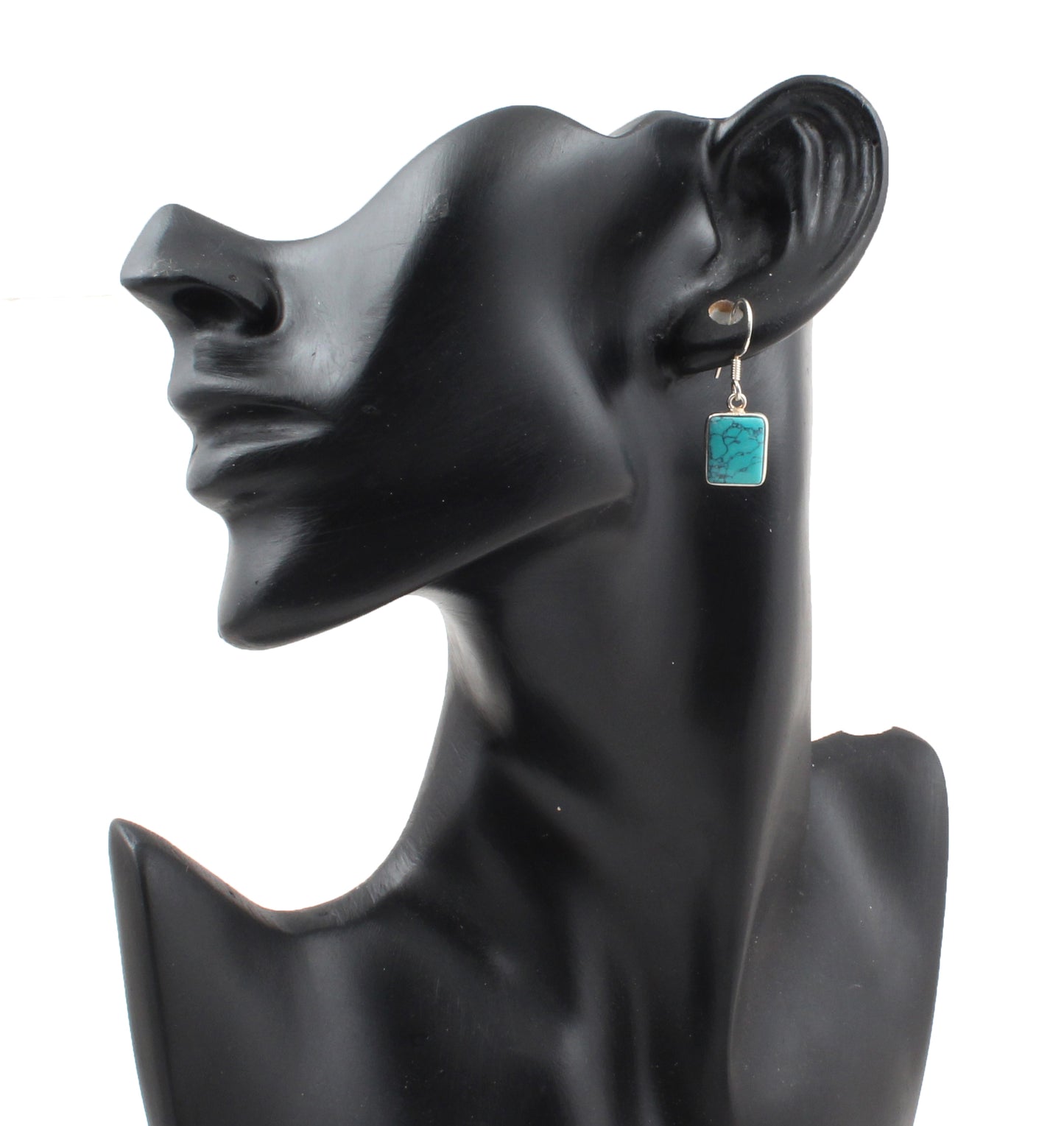 Turquoise Earrings 925 Sterling Silver Earrings Handmade Jewelry