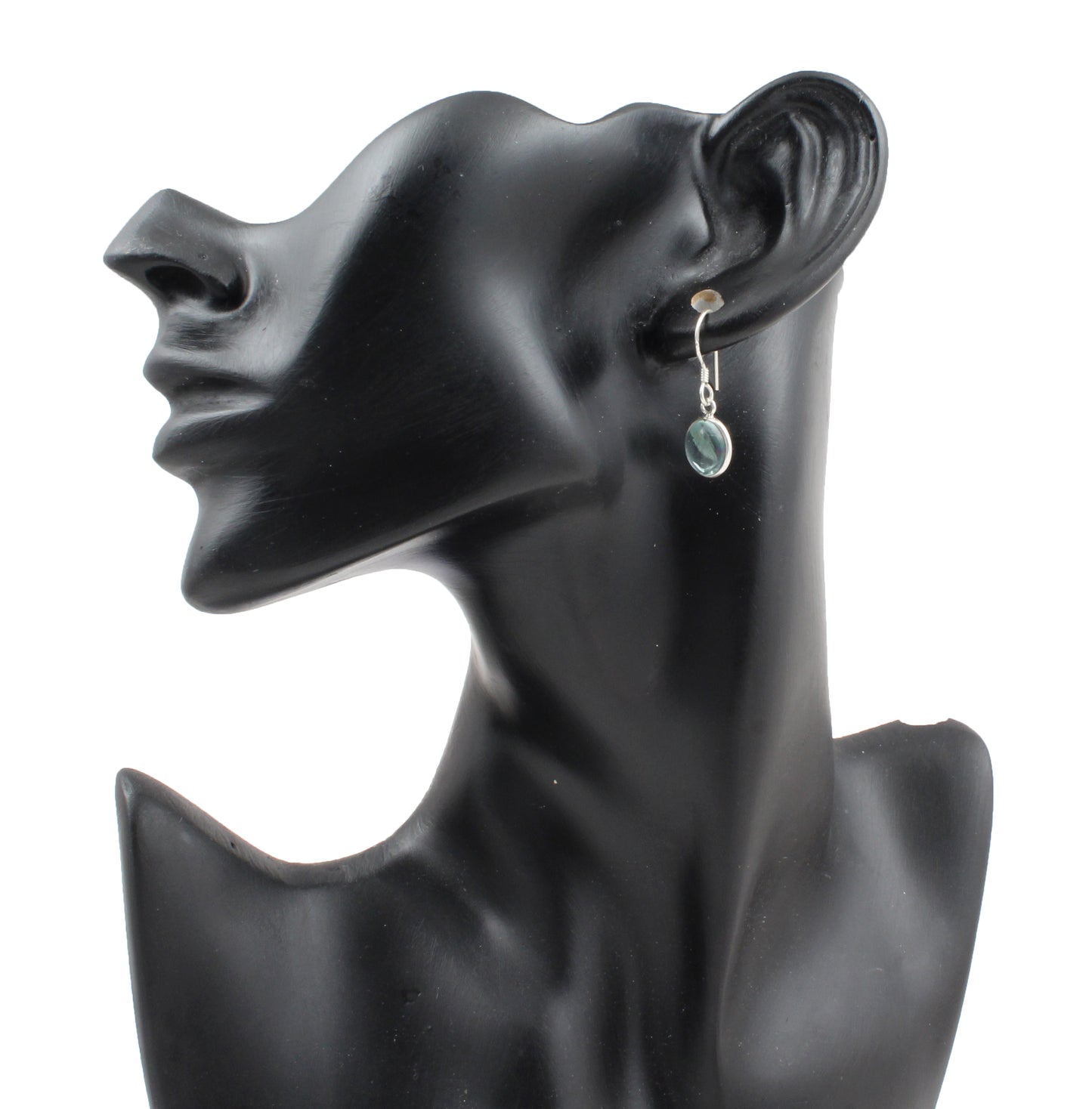 Natural Apatite Earrings 925 Sterling Silver Dangle Gemstone Earring