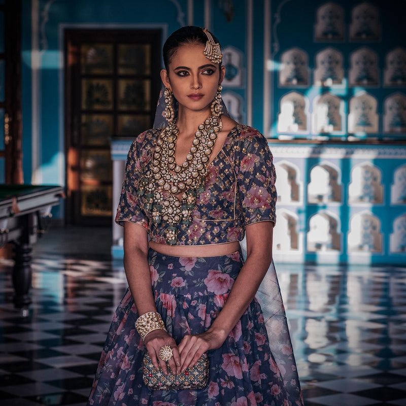 Traditional Jaipur kundan jewellery