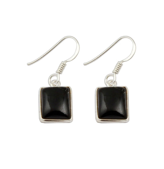 Black Onyx 925 Sterling Silver Earrings Natural Gemstone Dangle Jewelry Gift For Her Earrings For Women
