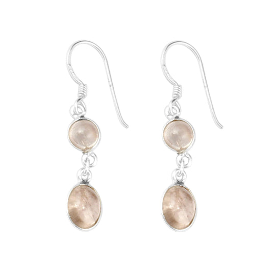 Tourmaline Earrings 925 Sterling Silver Handcrafted Natural Loose Gemstone Dangle Earrings
