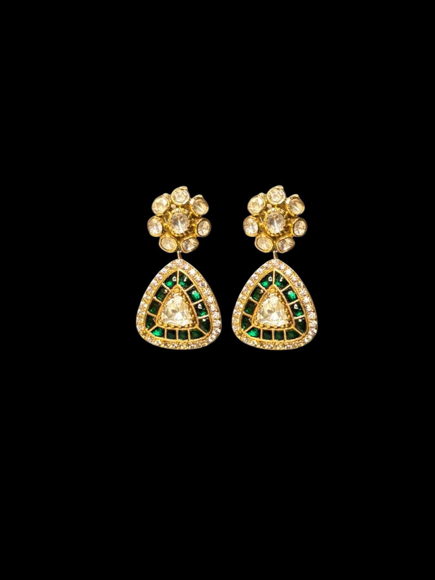 Silver traditional earring