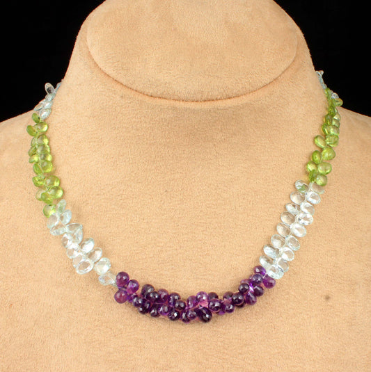 Peridot Amethyst  Aquamarine Beads