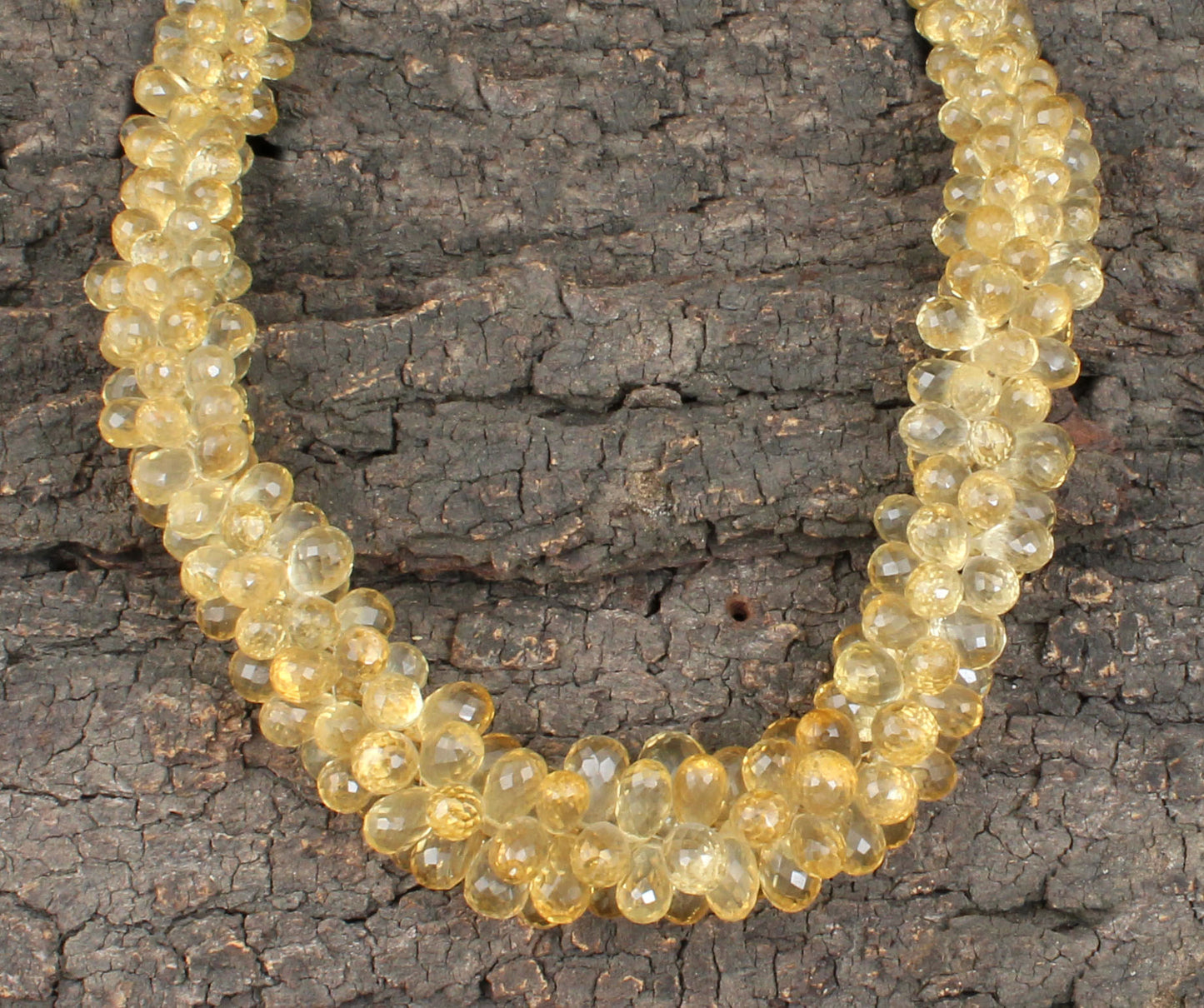 Citrine Drops Beads