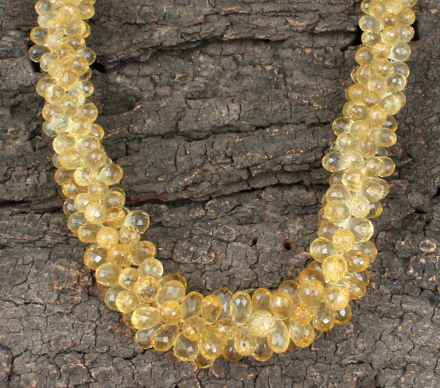 Citrine Drops Beads