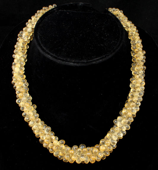 Citrine Drops Beads