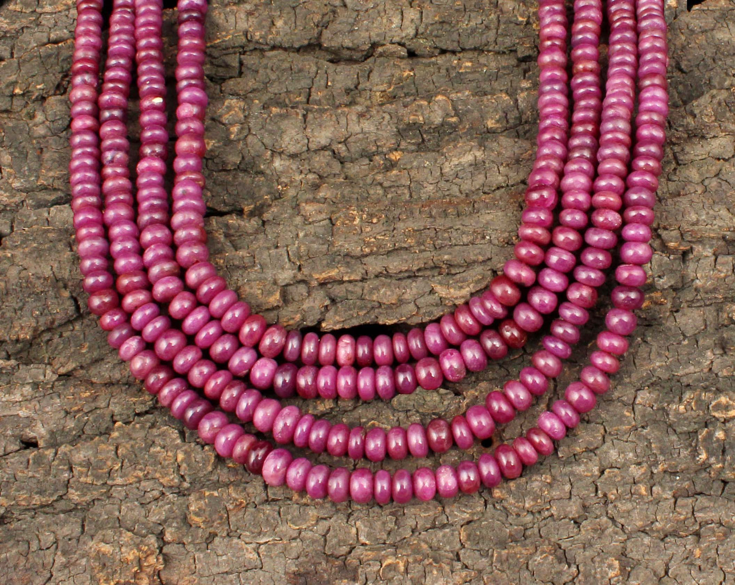 Natural Ruby Round Beads