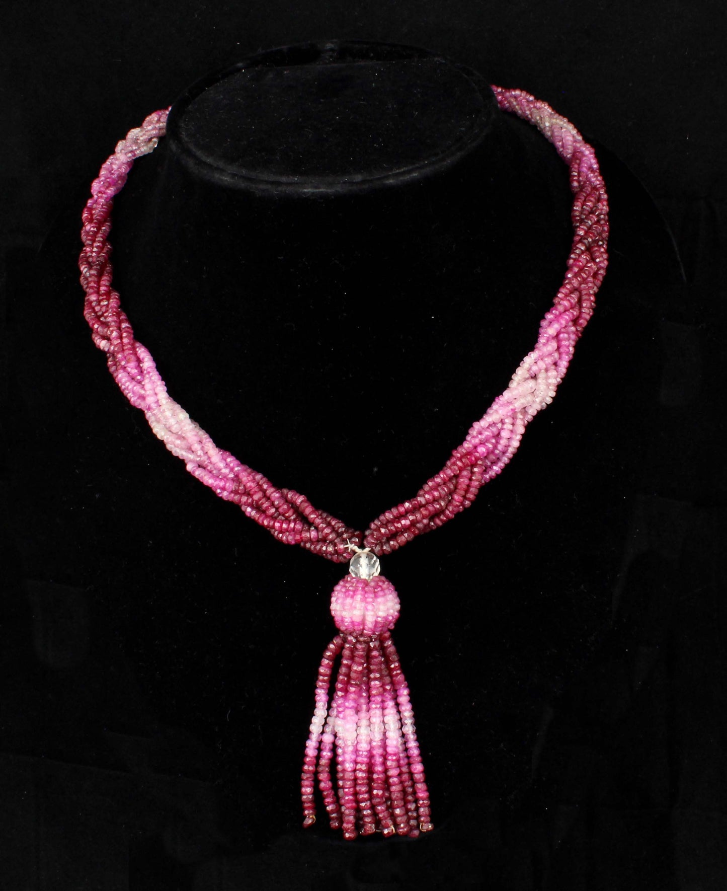 Multi Ruby Factied Beads