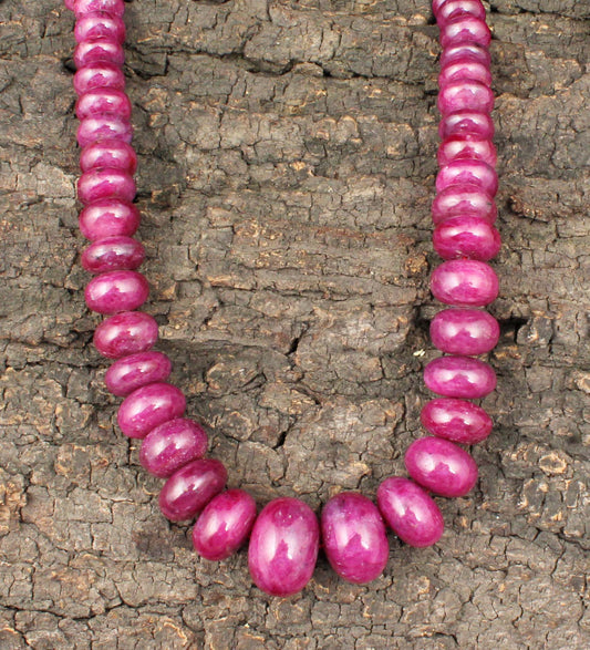 Ruby Long Beads