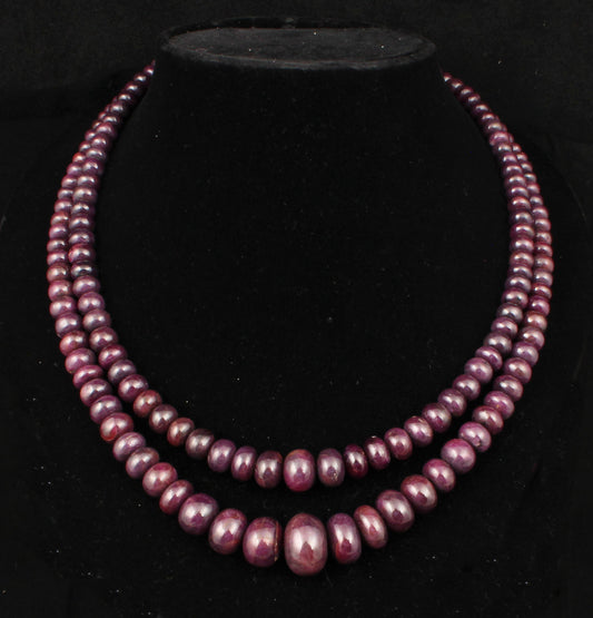 Ruby Round Beads