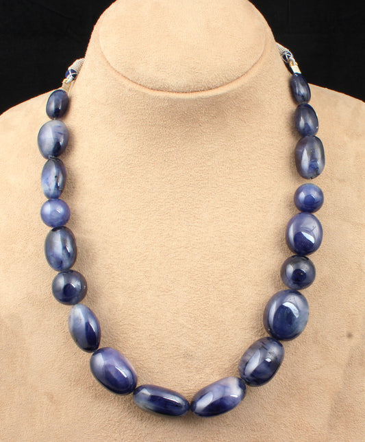 Sapphire Long Beads