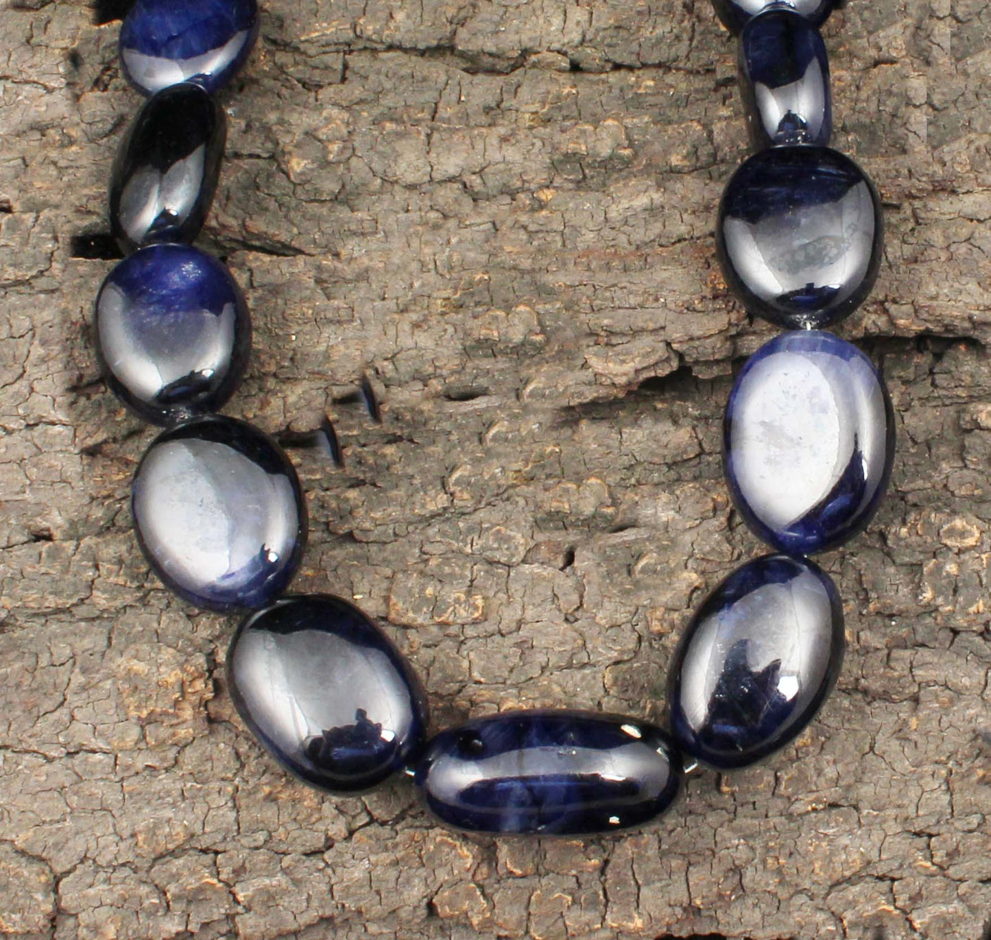 Sapphire Long Beads