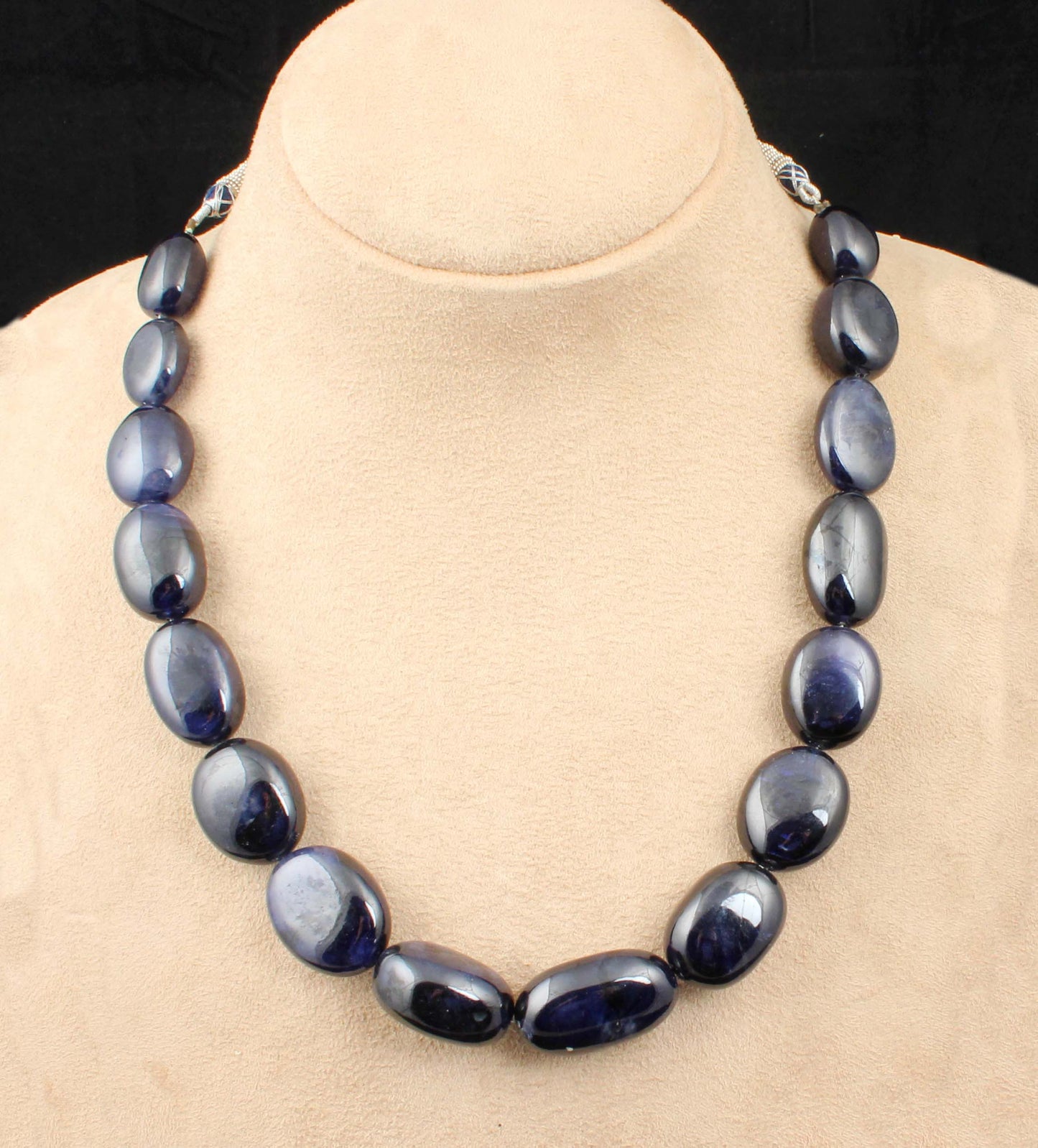 Sapphire Long Beads