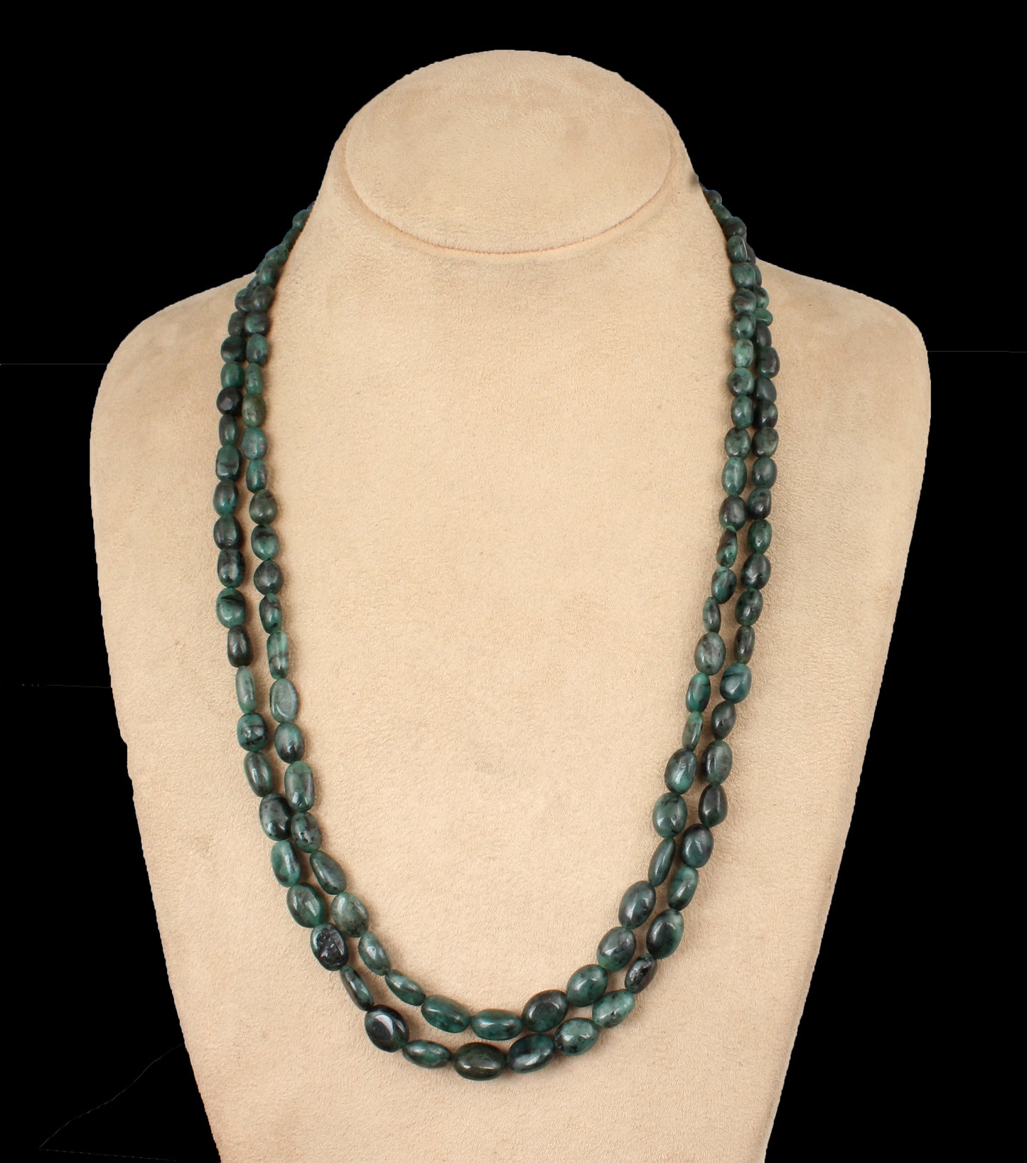 Emerald Long Beads