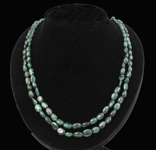 Emerald Long Beads