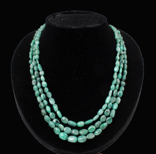 Emerald Long Beads