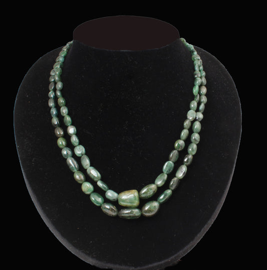 Emerald Long Beads