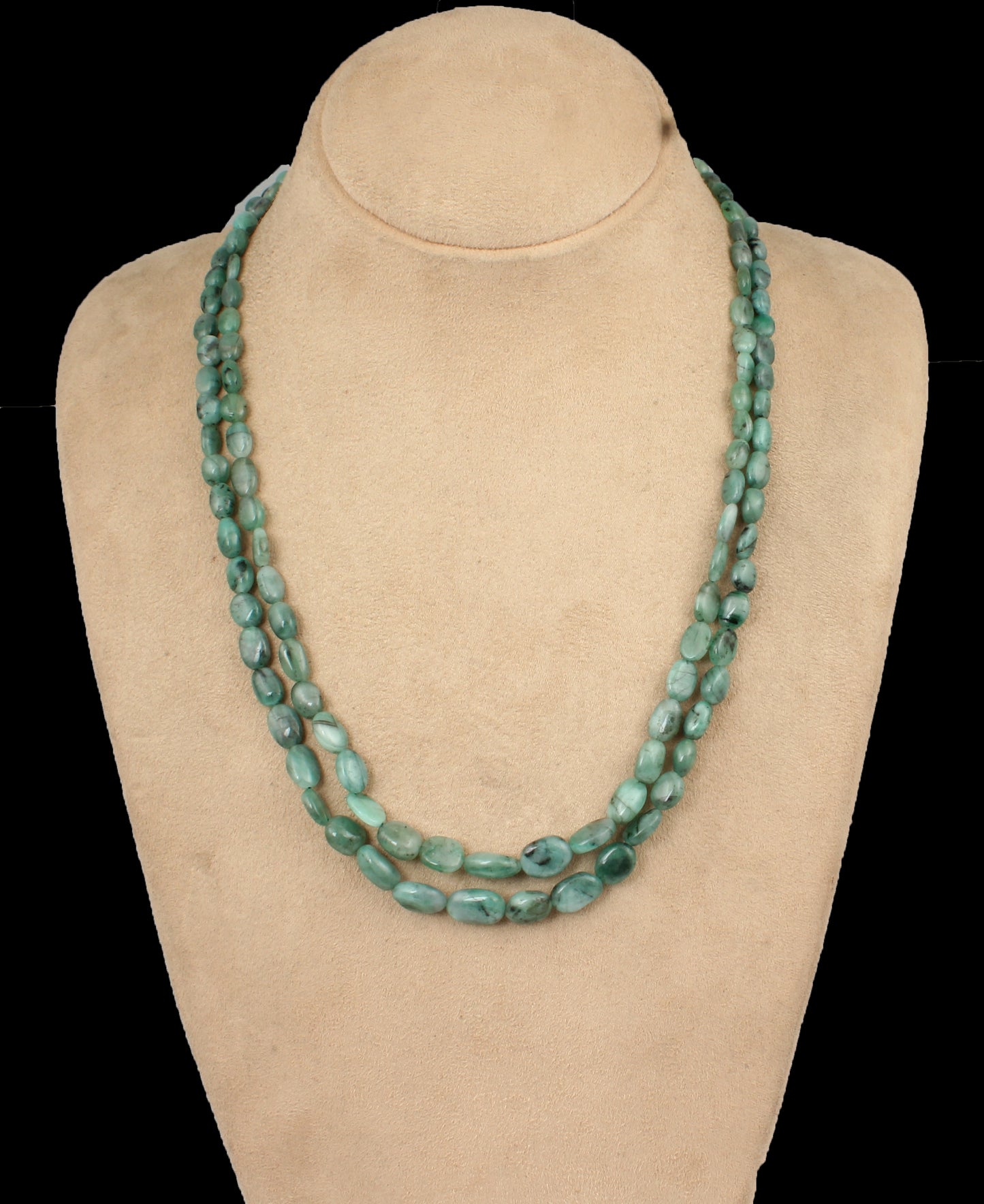 Emerald Long Beads