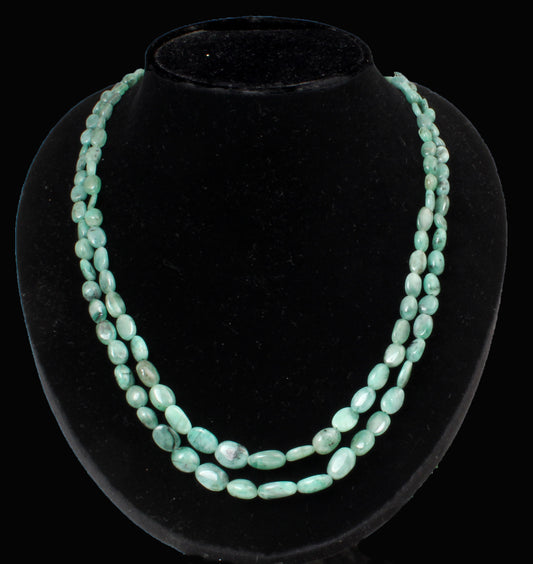 Emerald Long Beads