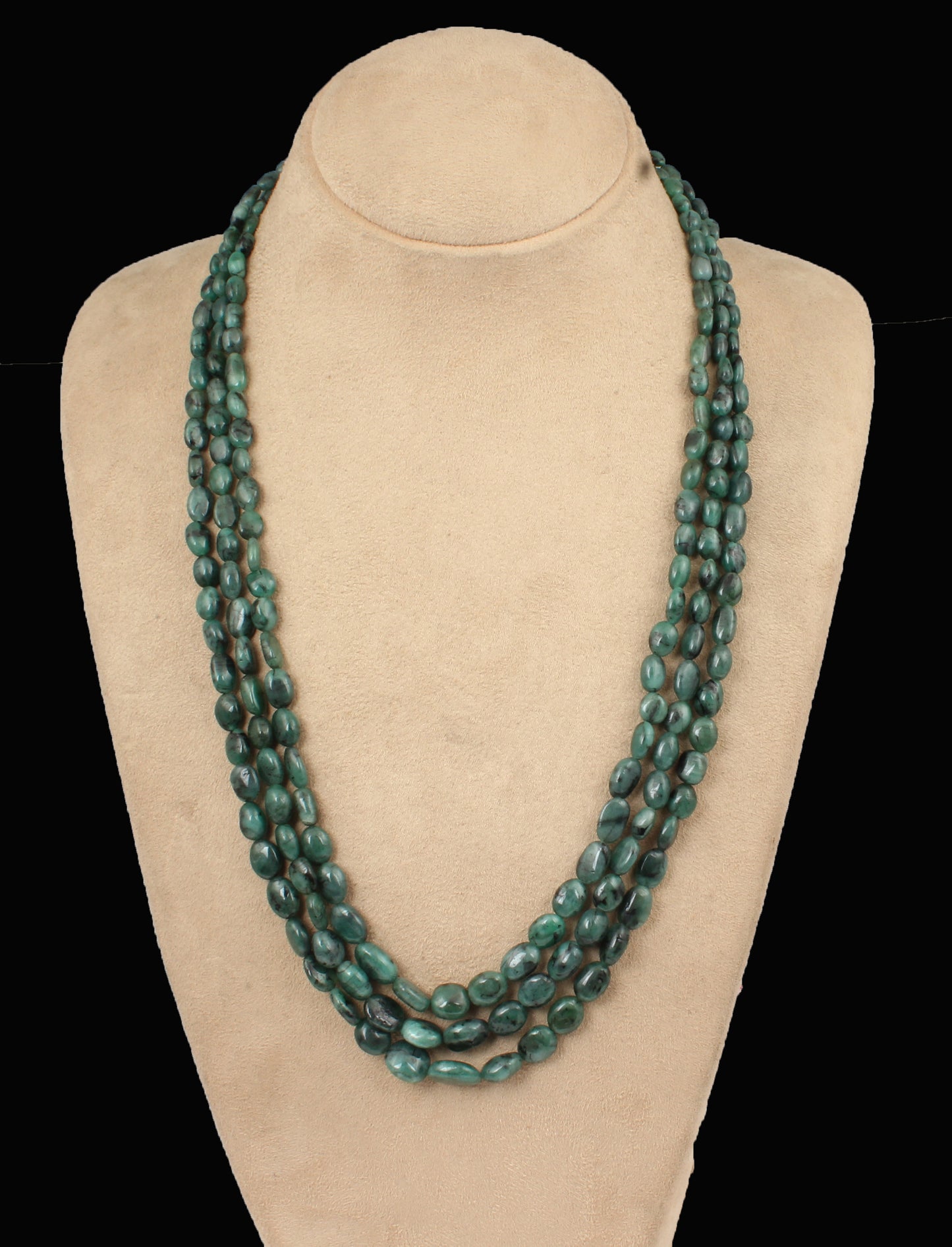 Emerald Long Beads