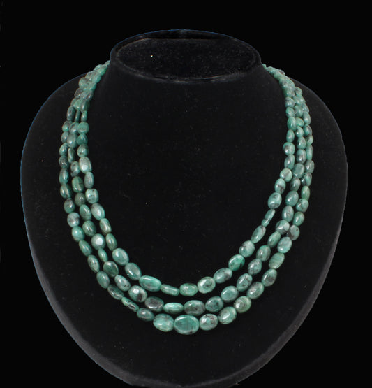 Emerald Long Beads