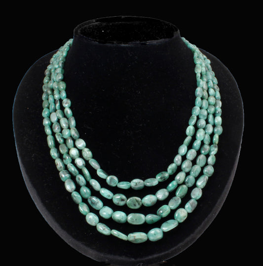 Emerald Long Beads