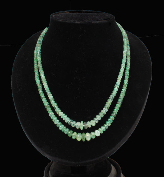 Emerald Coloumbian Round Beads