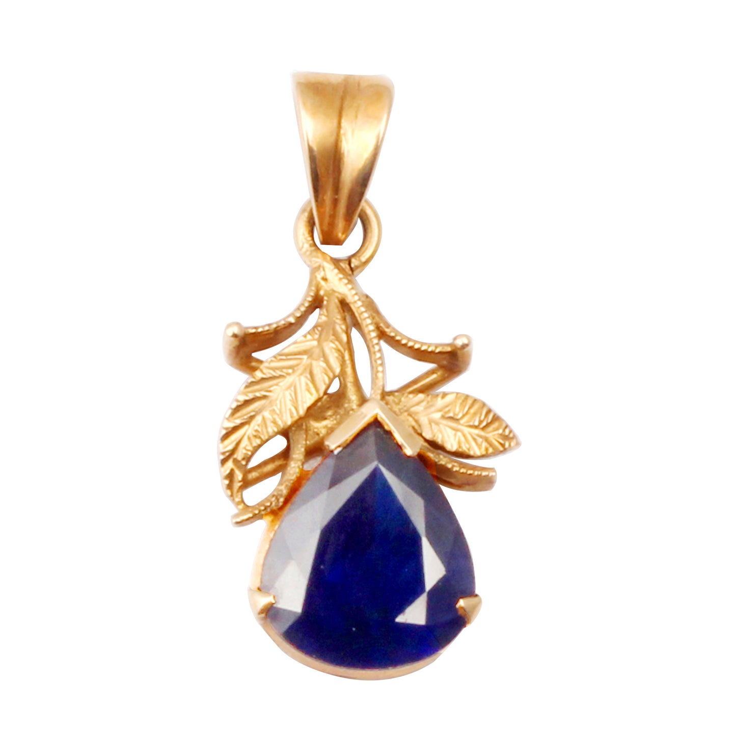 Sapphire Gold Pendant