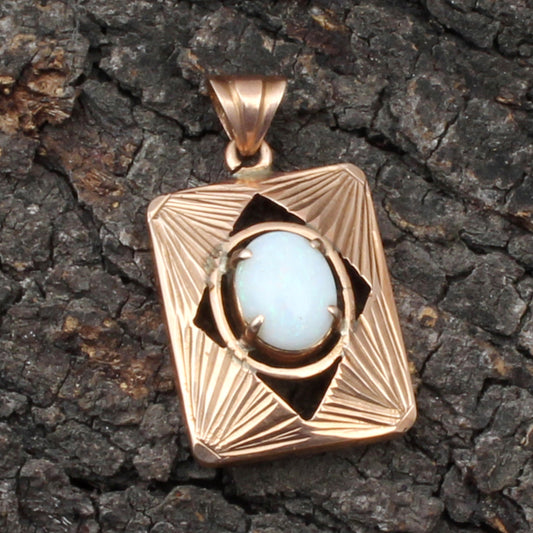 Opal Gold Pendant