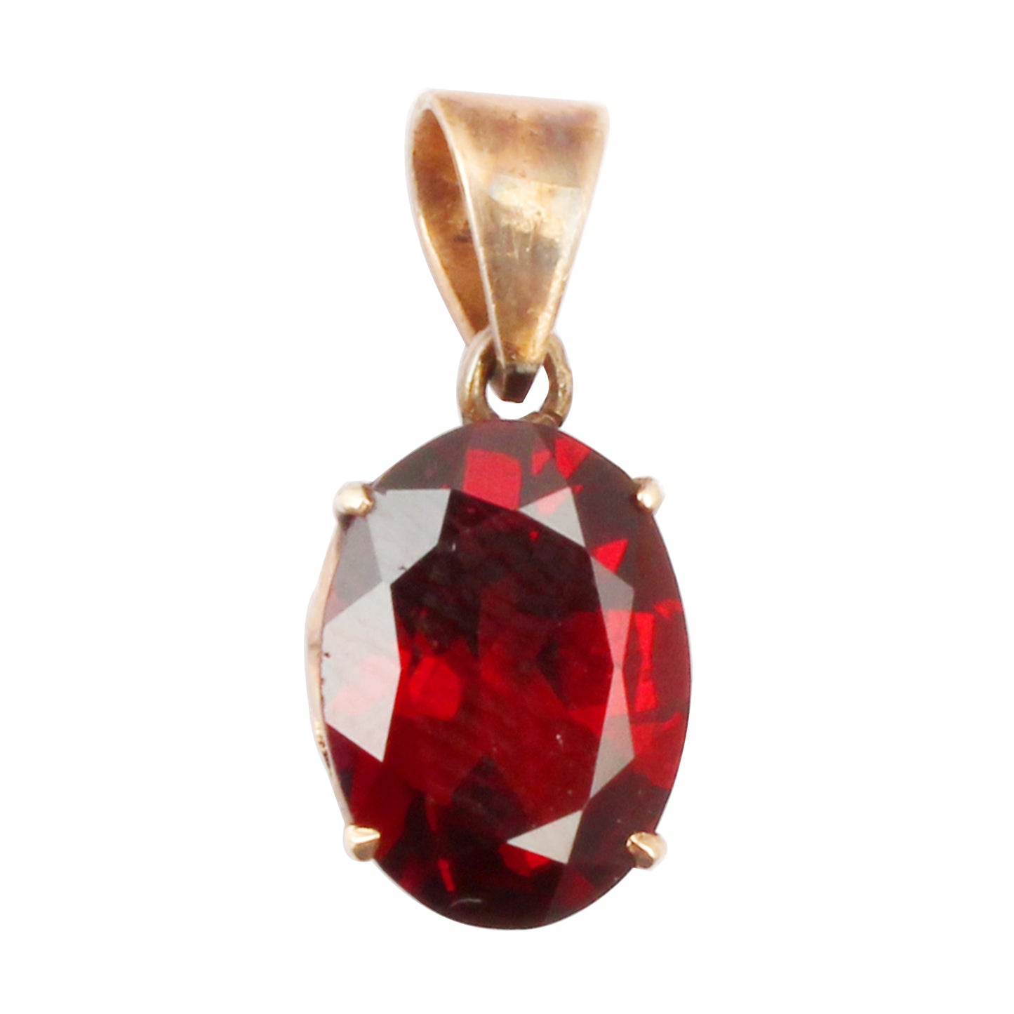 Garnet Gold Pendant