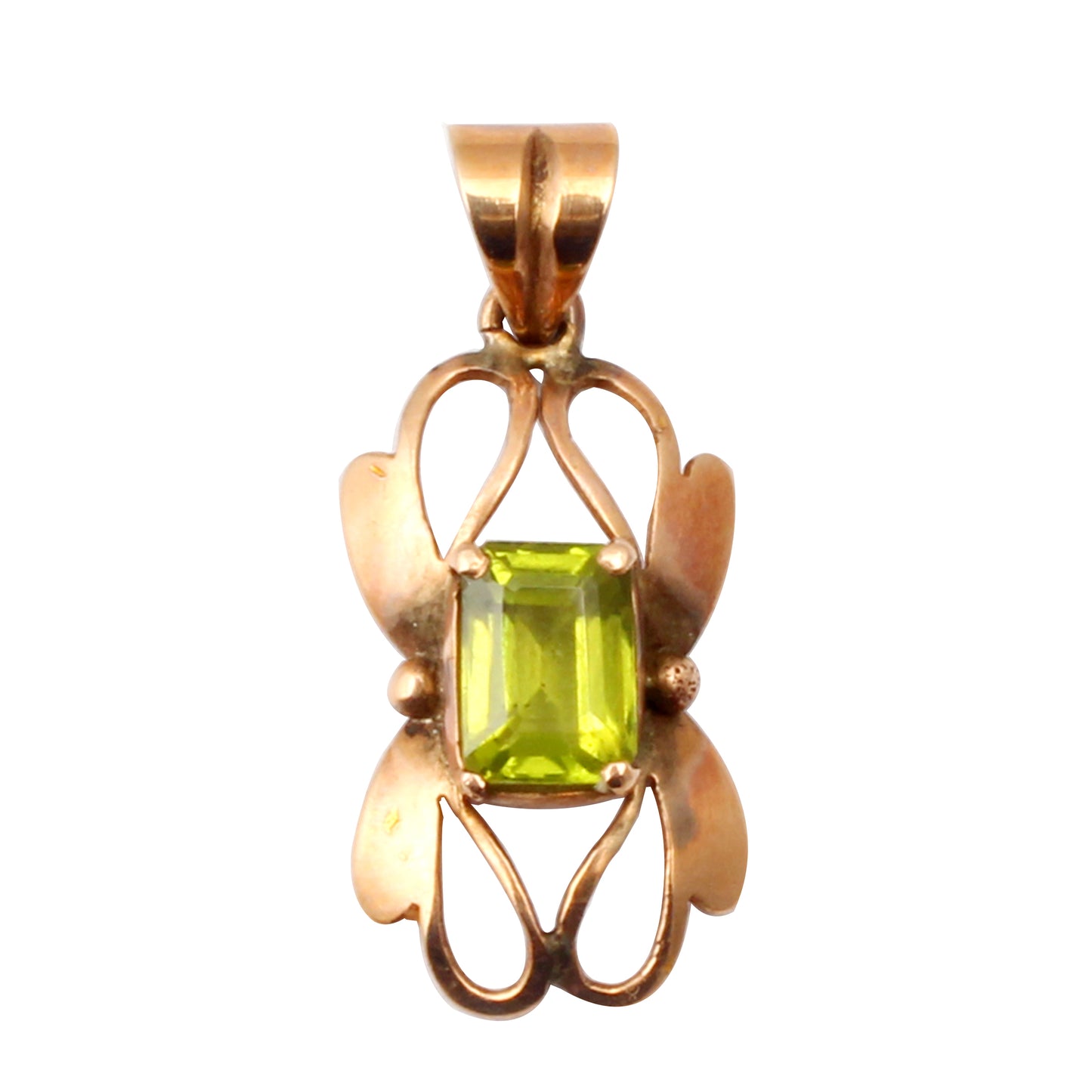 Peridote Gold Pendant