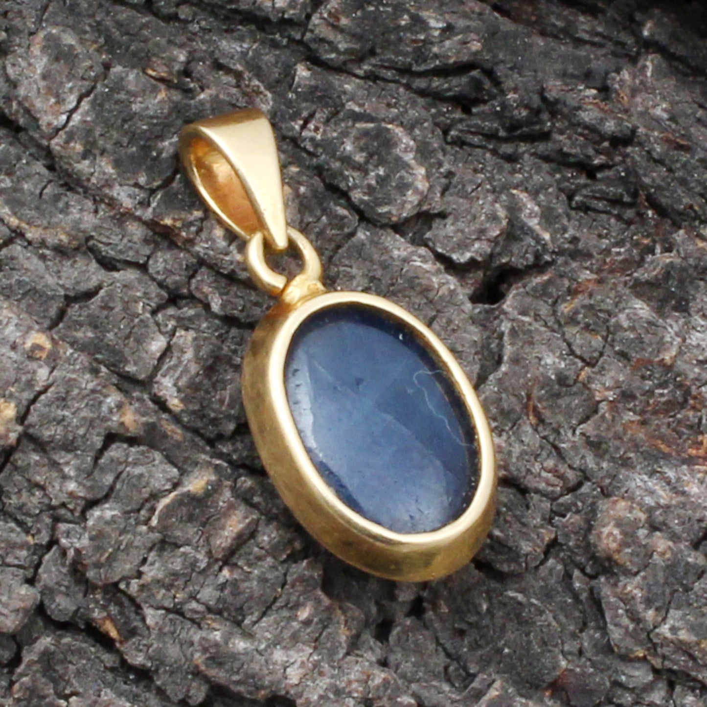 Sapphire(Burma) Gold Pendant