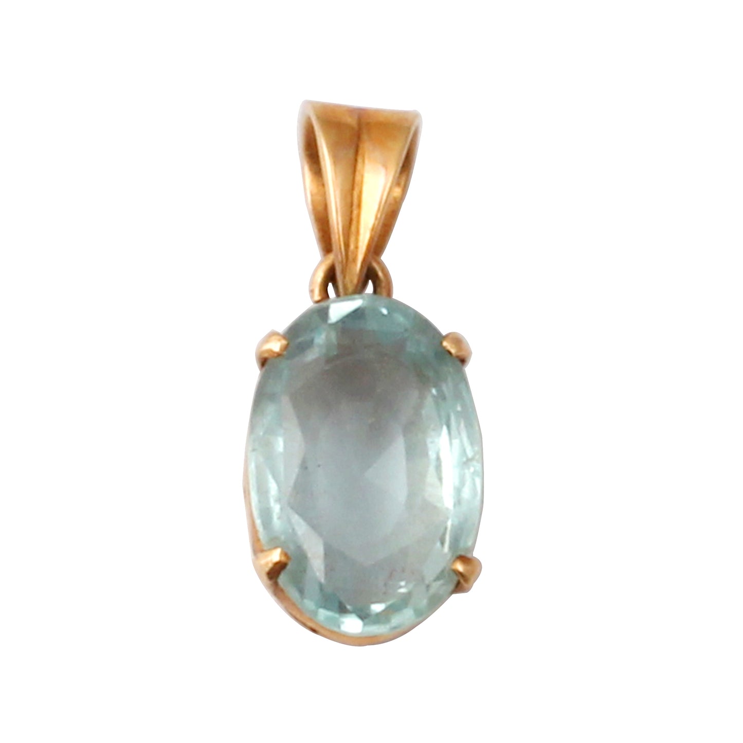 Aquamarine Gold Pendant