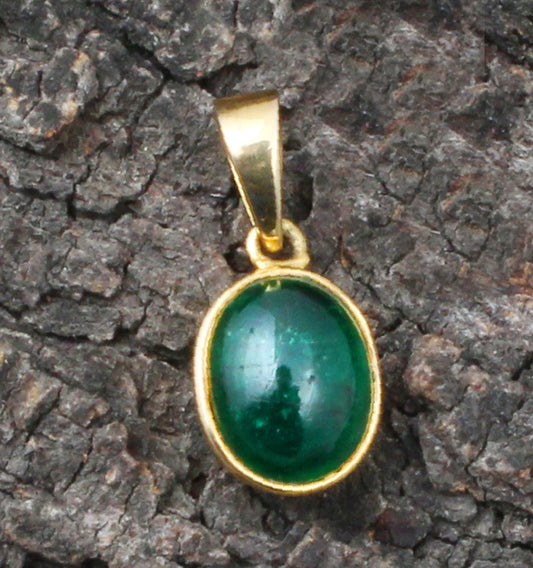 Emerald Gold Pendant