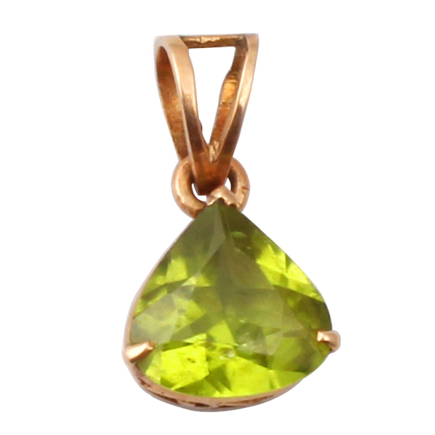 Peridote Gold Pendant