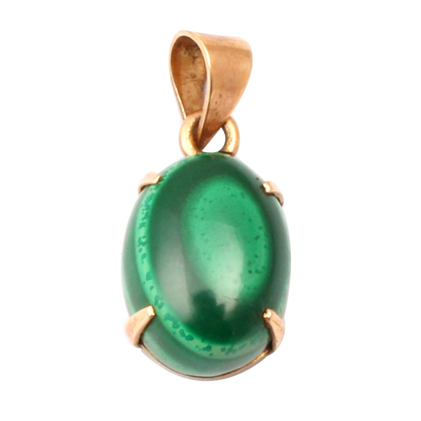 Malachite Gold Pendant