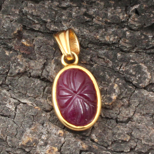 Ruby Gold Pendant