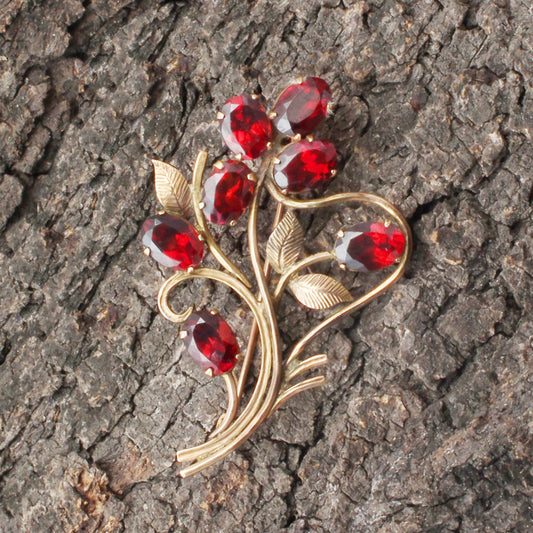 Garnet Gold Pendant