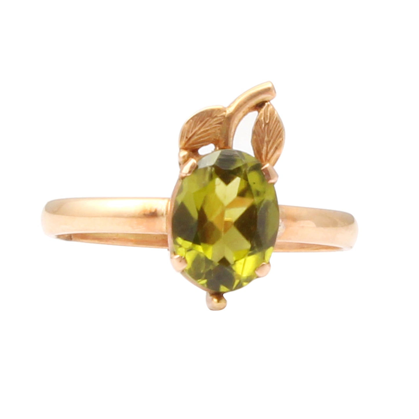 Peridote(Arizona) Gold Ring