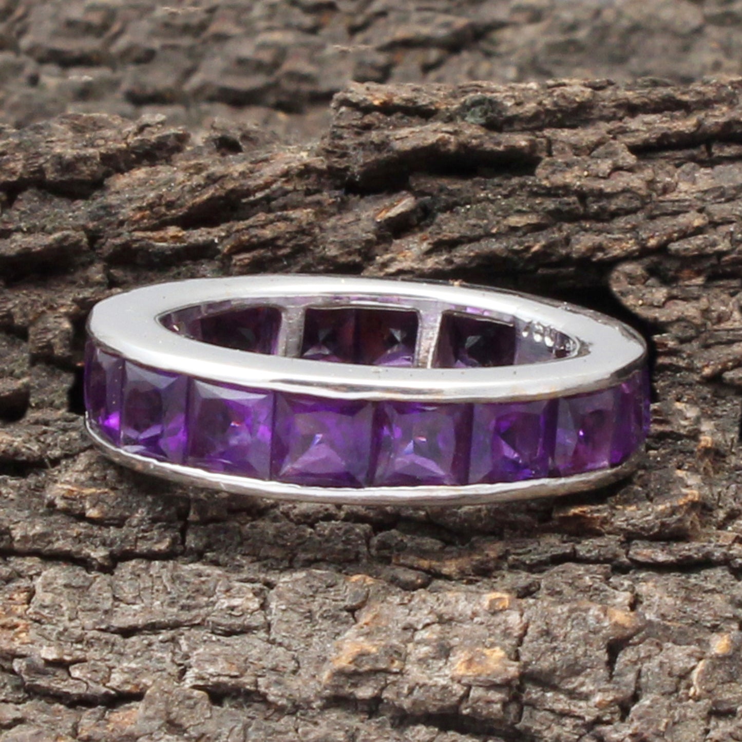 Amethyst(African) Gold Ring