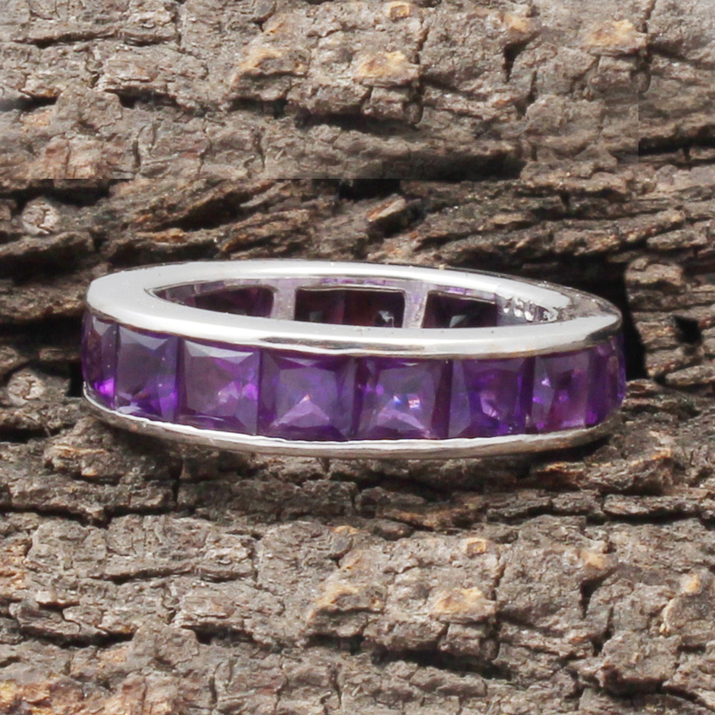 Amethyst(African) Gold Ring